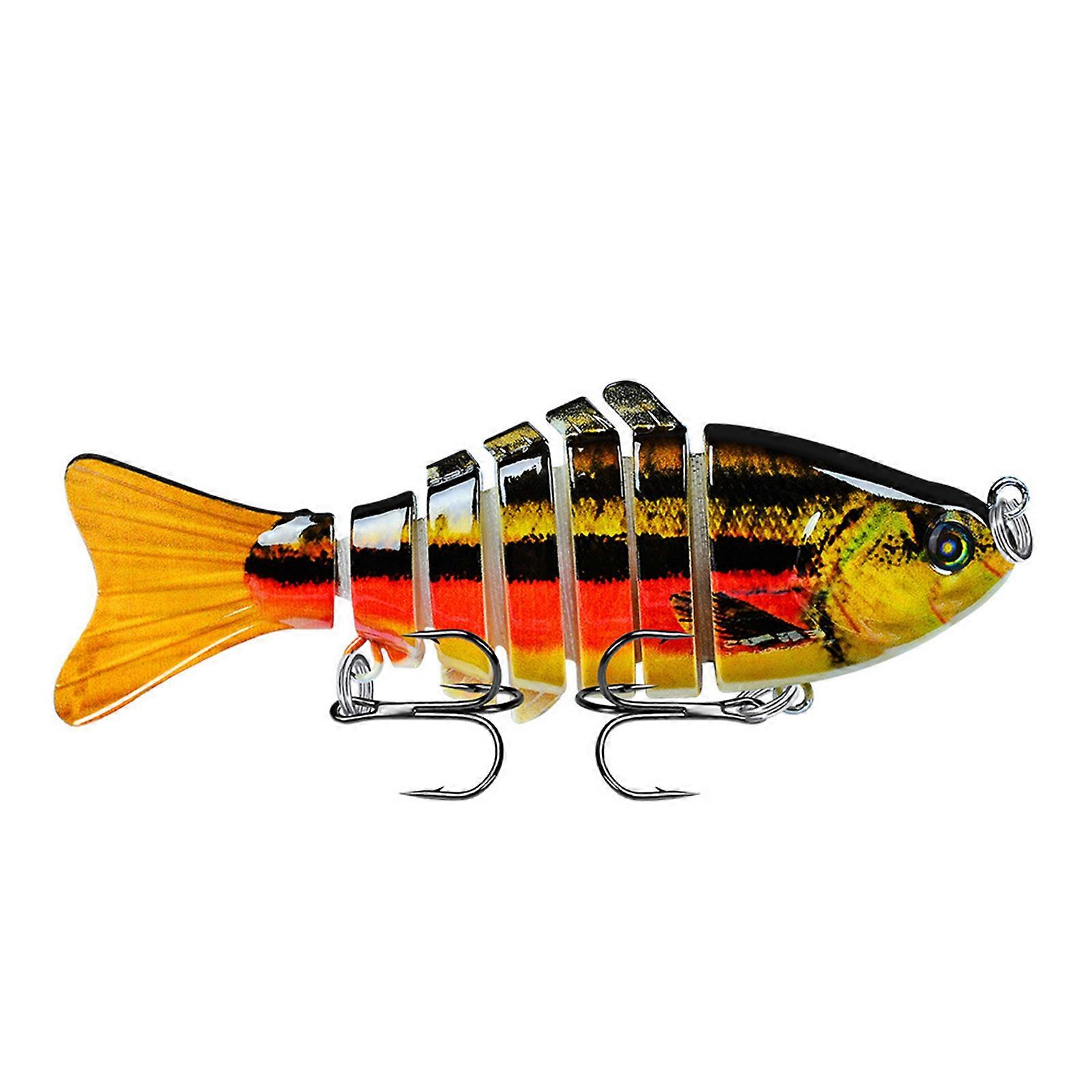 Fishing Lures for Bass Perch Saltwater Multi Jointed Swimbait Fishing Gear Hard Baits Freshwater Trout Crappie Lifelike Slow Sinking Bionic Swimming A