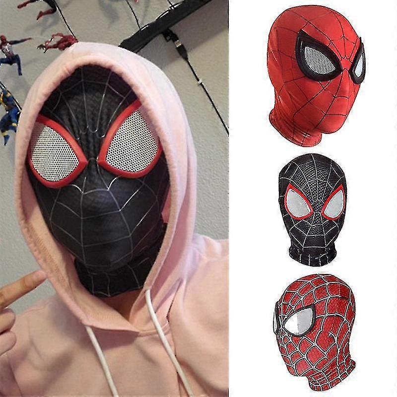 3d Spiderman Homecoming Masks Peter Parker Miles Morales Raimi Superhero Cosplay Costume Masks Halloween Headgear