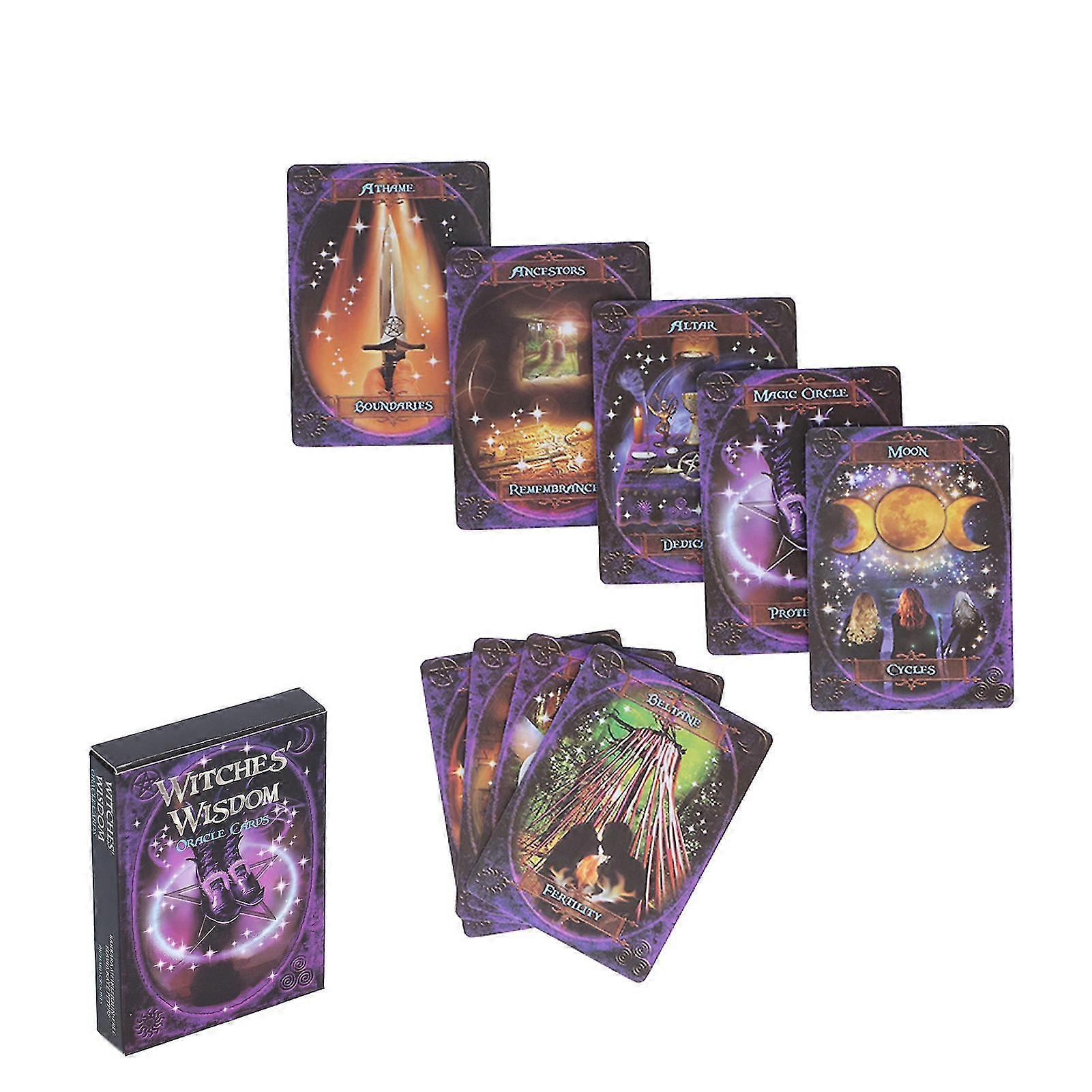 English Language Tarot Cards for Divination and Interactive Board Game