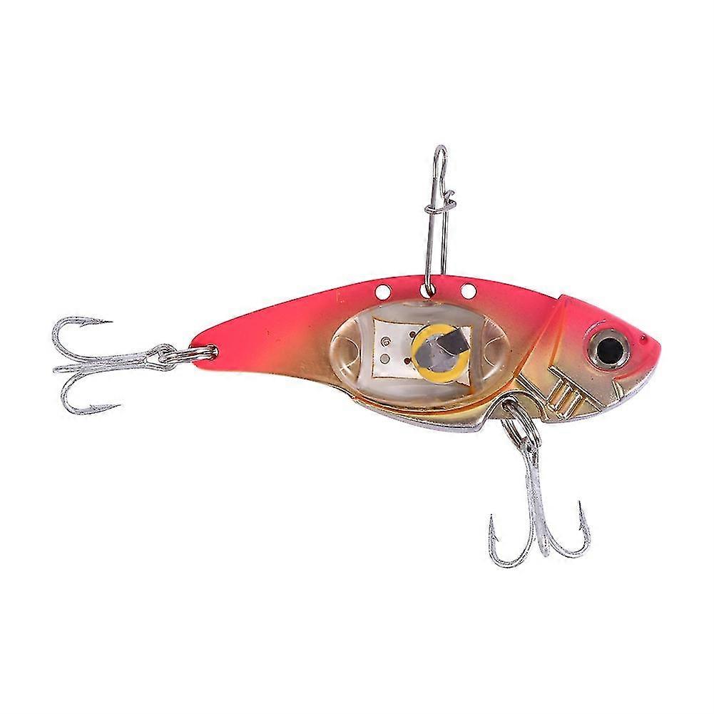 LED Fishing Flashing Light Red Underwater Lure Bait Fish Lamp Accessory