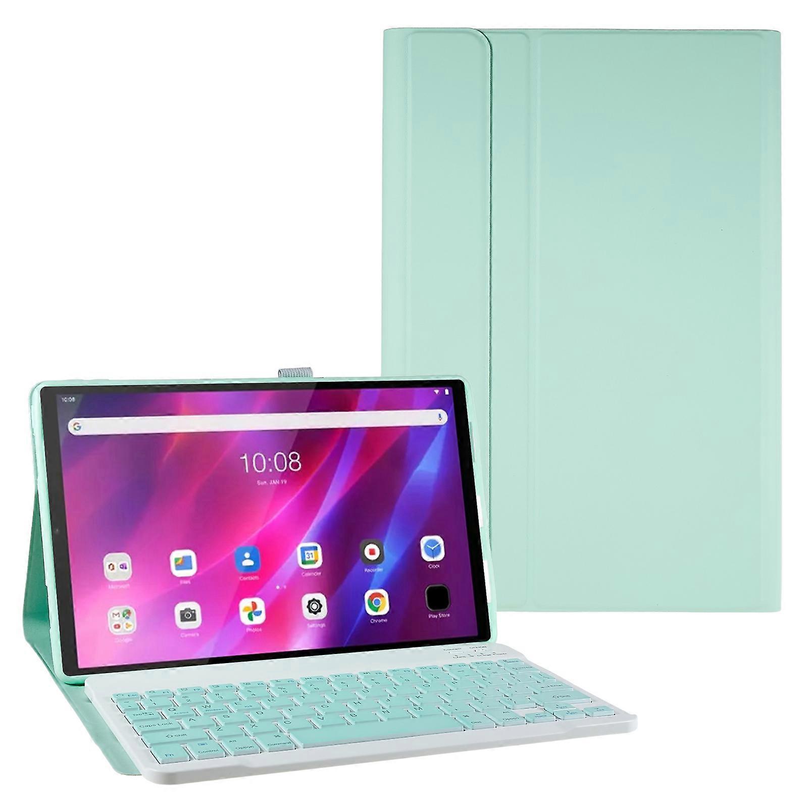 PU Leather Stand Tablet Case For Lenovo Tab P11/ Tab P11 Plus, Bluetooth-compatible Keyboard Anti-drop Protective Cover