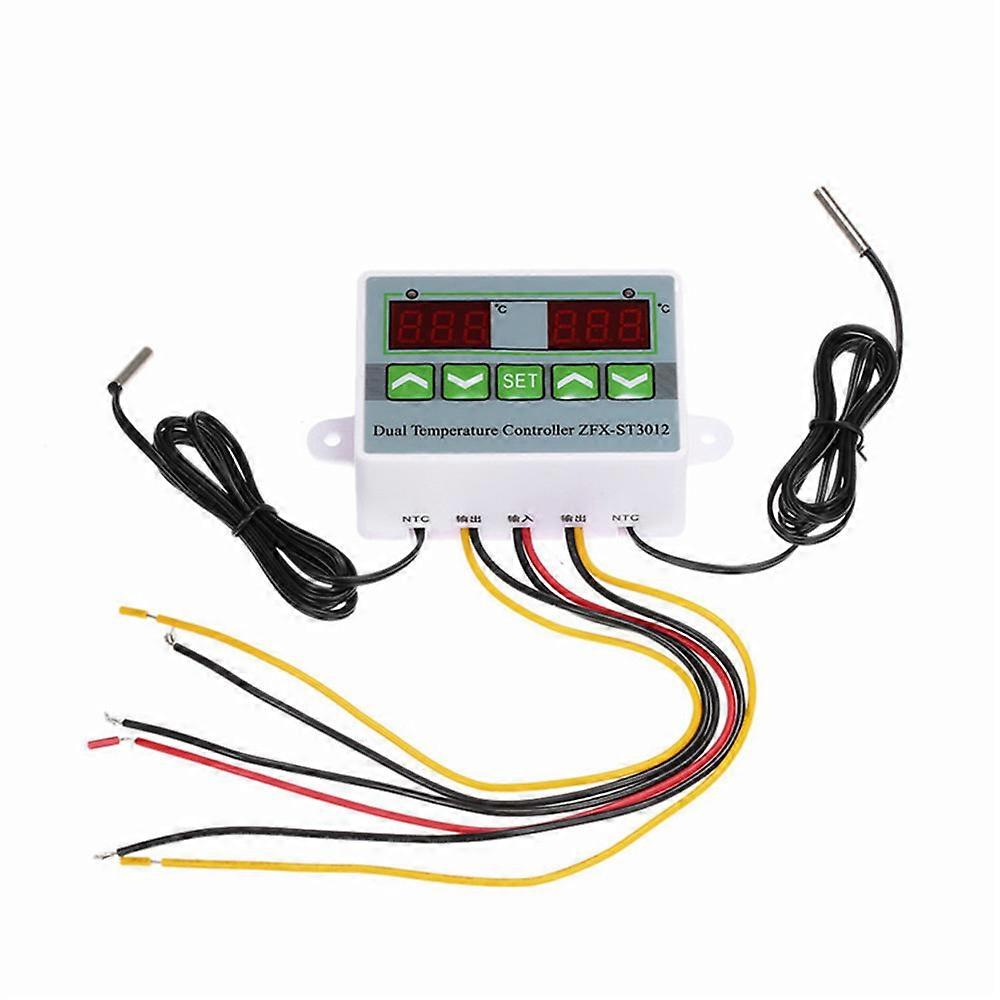 ZFX-ST3012 Temperature Controller Dual Thermostat Controller Temp Control Thermoregulator Control Module 12V/24V/220V