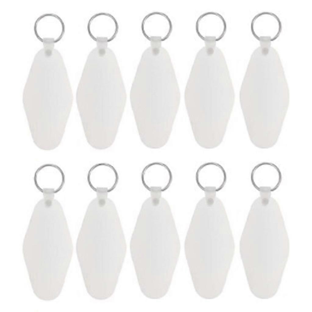 10 Pieces Sublimation Blank Keychain for Present Making
