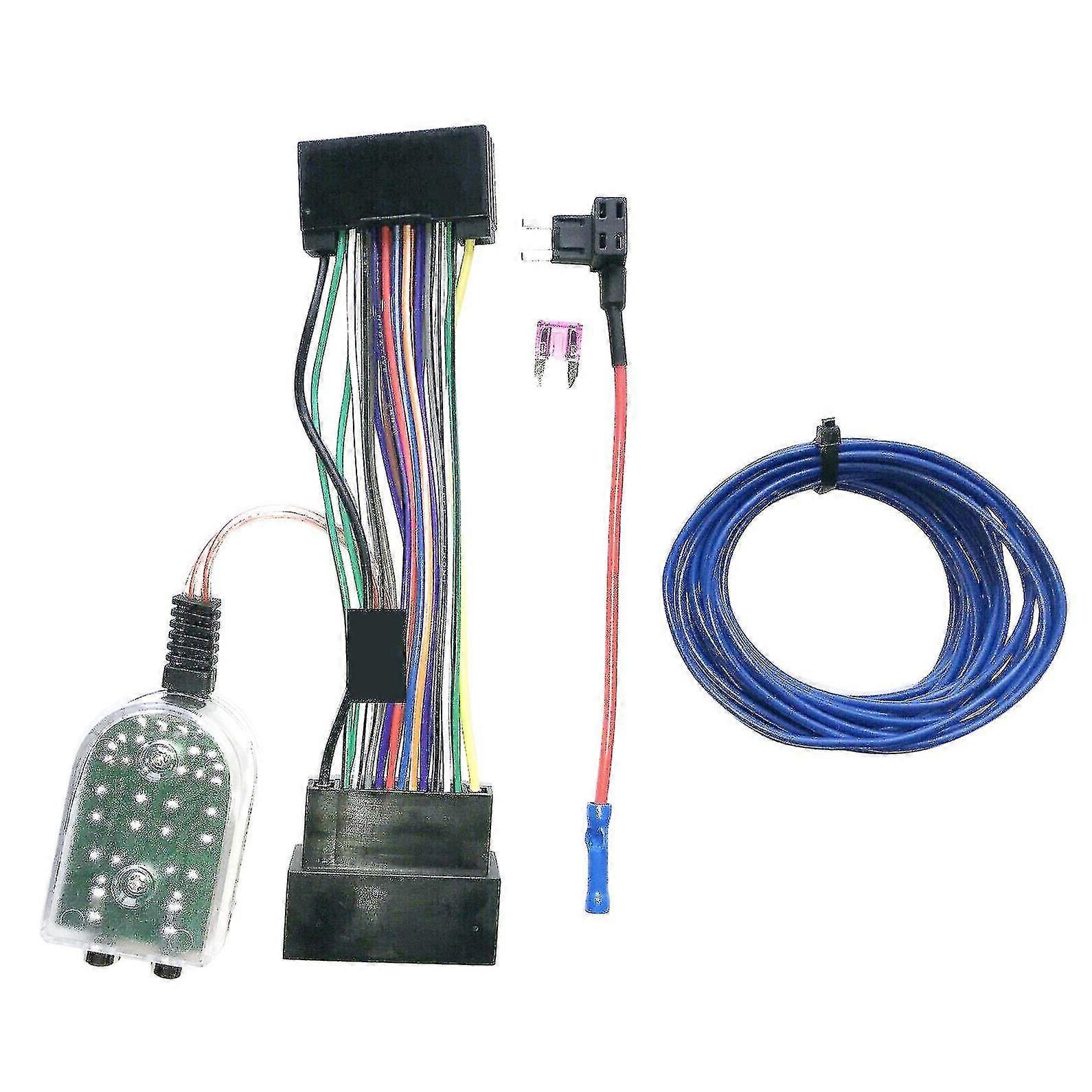 For 2011-2018 Radio en subwoofer forstærker adapter plug and play sele