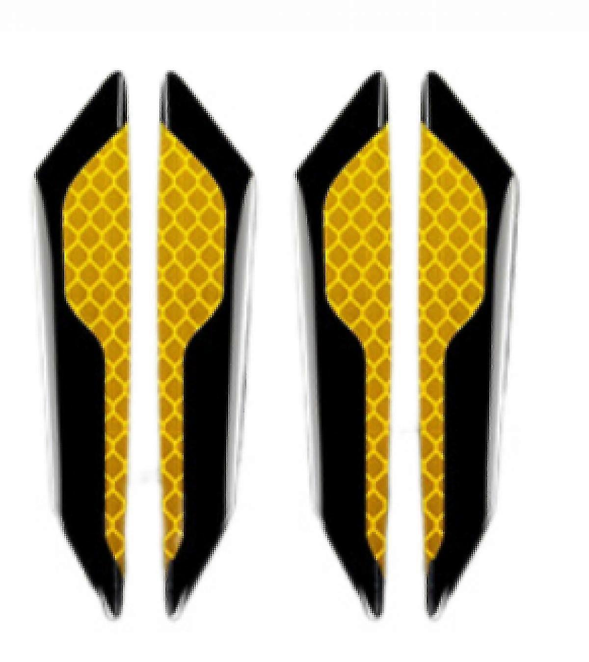 Car Door Anti-collision Strip, Body Anti-scratch Strip, Reflective Warning Sticker, Carbon Fiber Anti-rubbing Modification