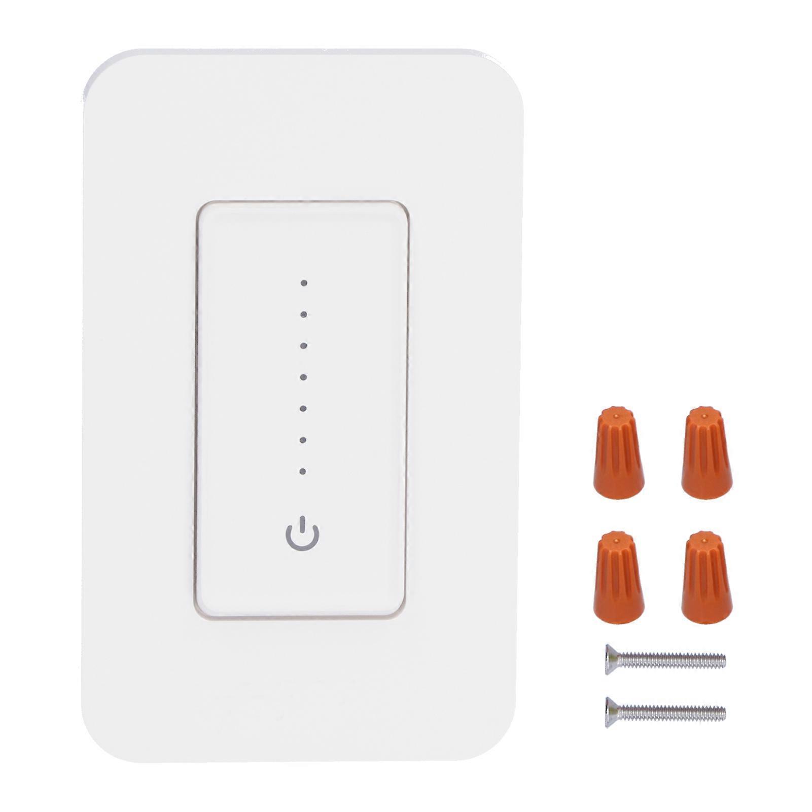 WiFi Smart Light Dimmer Switch Dimming Remote Switch Voice Control for Tuya App/Google Home