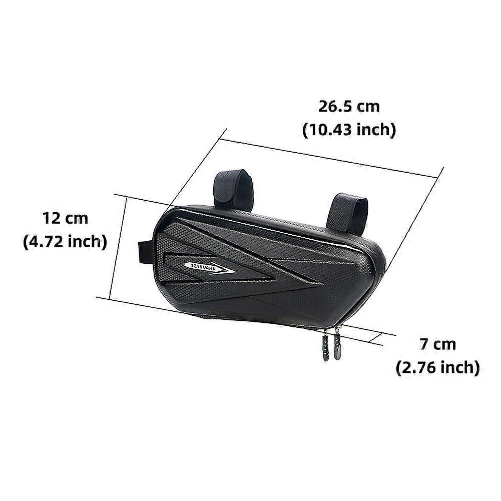 RZAHUAHU Universal Electric Bike Hanging Bag Multifunctional Motorcycle Frame Hard Shell Side Bags Mountain Bike Triangle Pouch