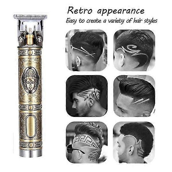 Tondeuse à cheveux avec accessoires rechargeables Gold