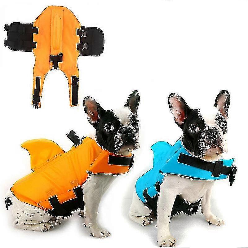 Shark Shape Dog Swimming Life Vest Jacket Suit