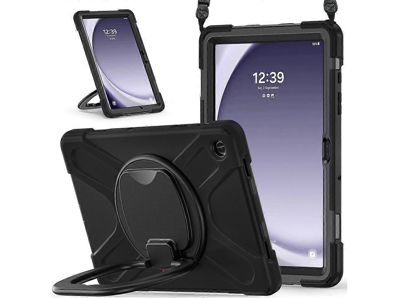 Case for Samsung Galaxy Tab S9 FE 10.9 Inch/S9 11 Inch 2023/S8 11 inch 2022/S7 2020 11 inch with S Pen Holder Shockproof Protective Cover with Rotatab