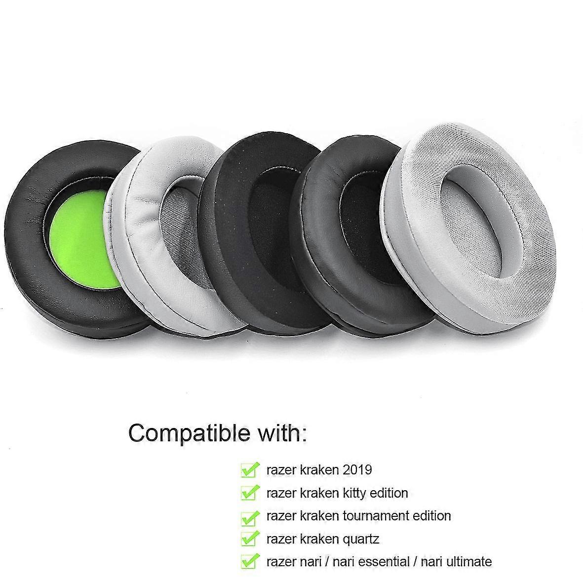 Coussinets De Rechange En Gel Rafraîchissant Pour Casques Razer Nari, Kraken – Mousse Mémoire De Forme – Confort Et Fraîcheur Garantis !