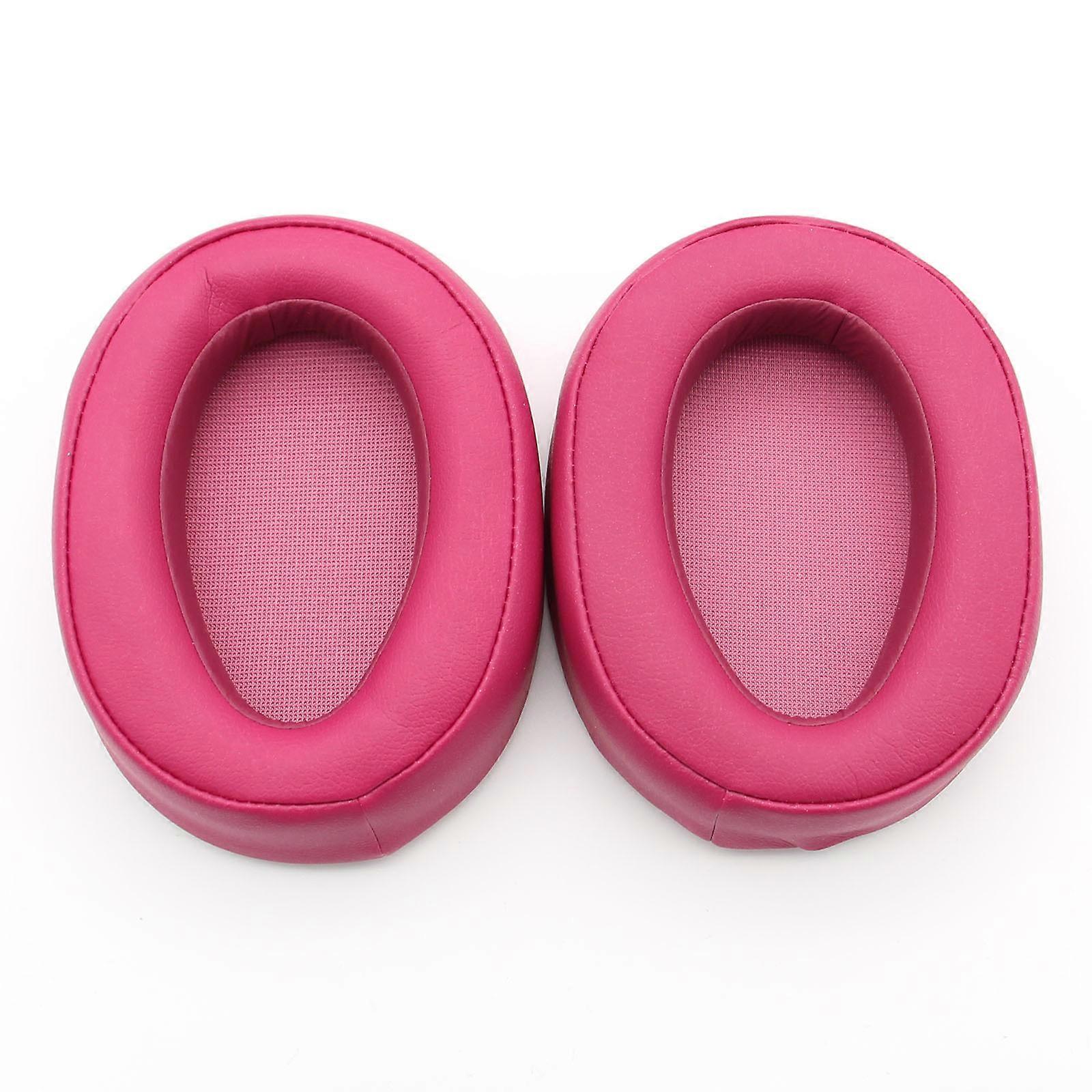 Replacement Ear Pads for Sony MDR-100AAP / 100A - Bordeaux Red