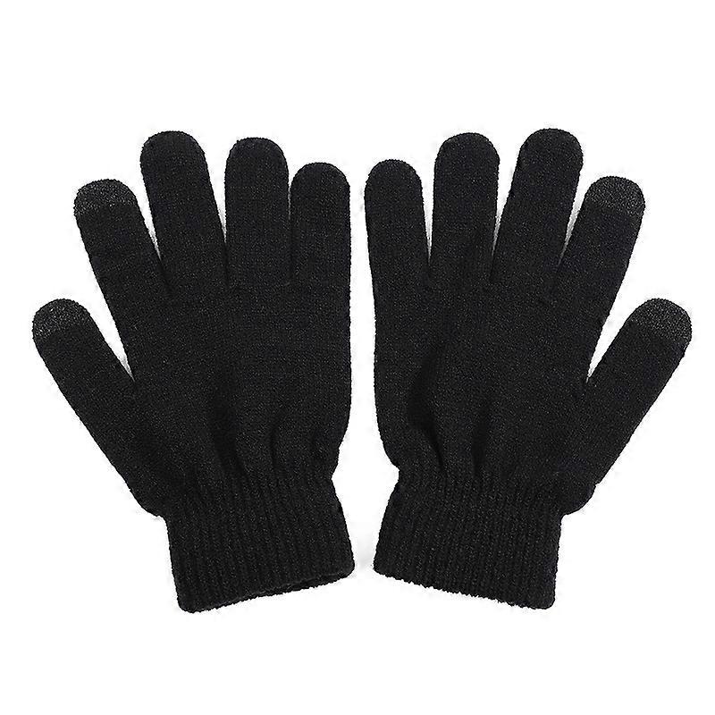 1 pair of winter gloves, unisex windproof warm gloves
