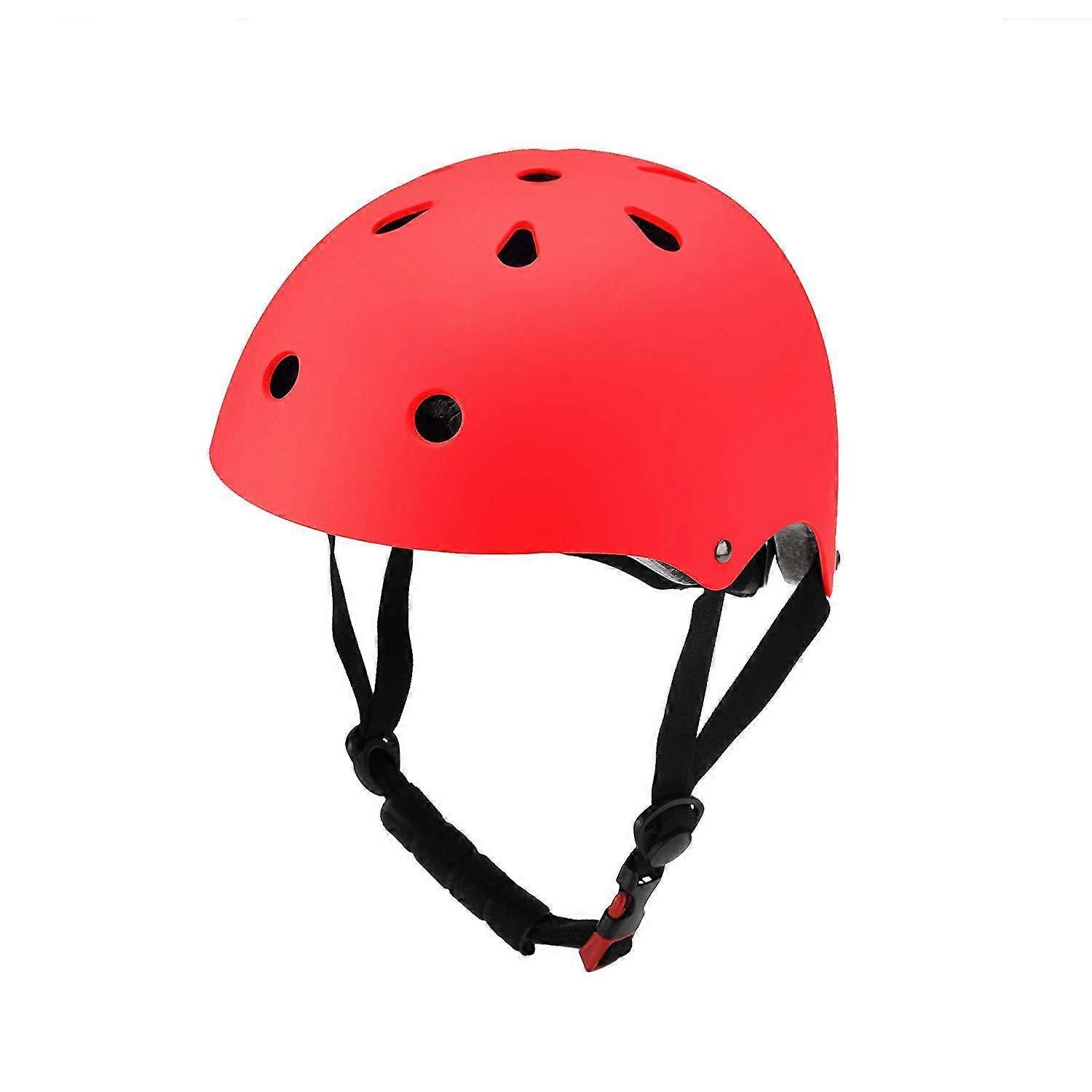 Casque de vélo de scooter Certifié CPSC Scooter de vélo léger réglable et polyvalent, 3 tailles rouge S