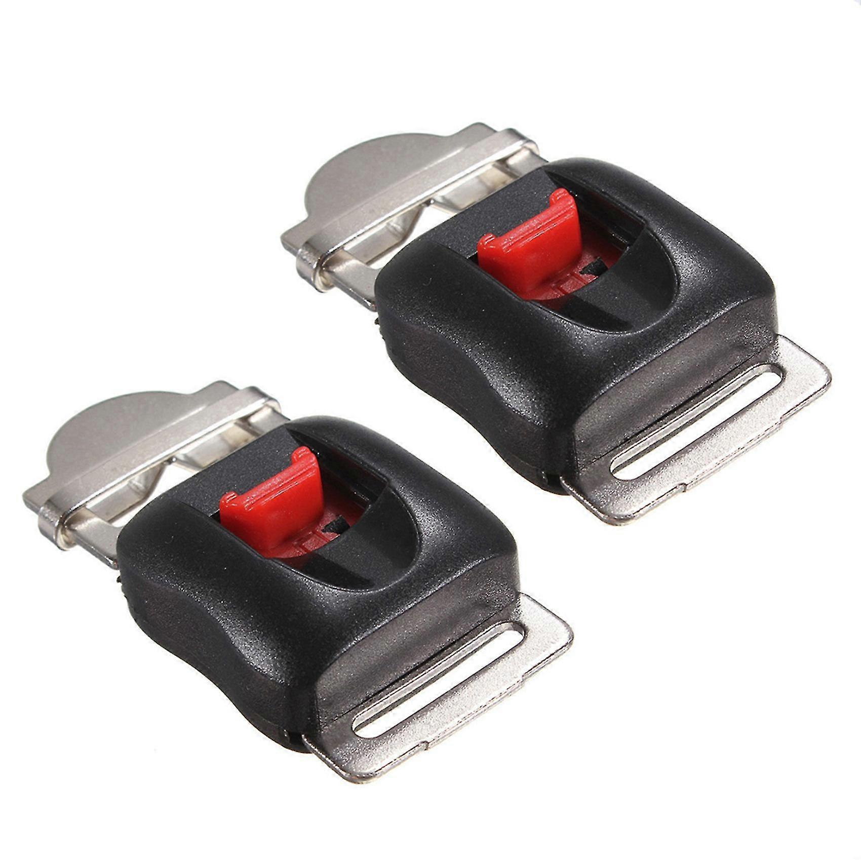 2x Universal Motorcycle Helmets Clip Strap Quick Release Disconnect Buckle New