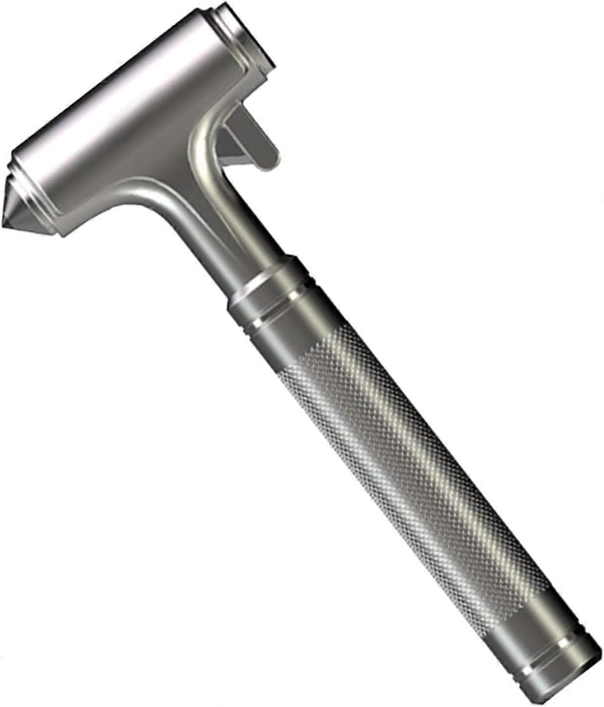 Metal Safety Hammer with Disc Breaker and Seat Belt Cutter, Aluminum Alloy Car Emergency Rescue Tool