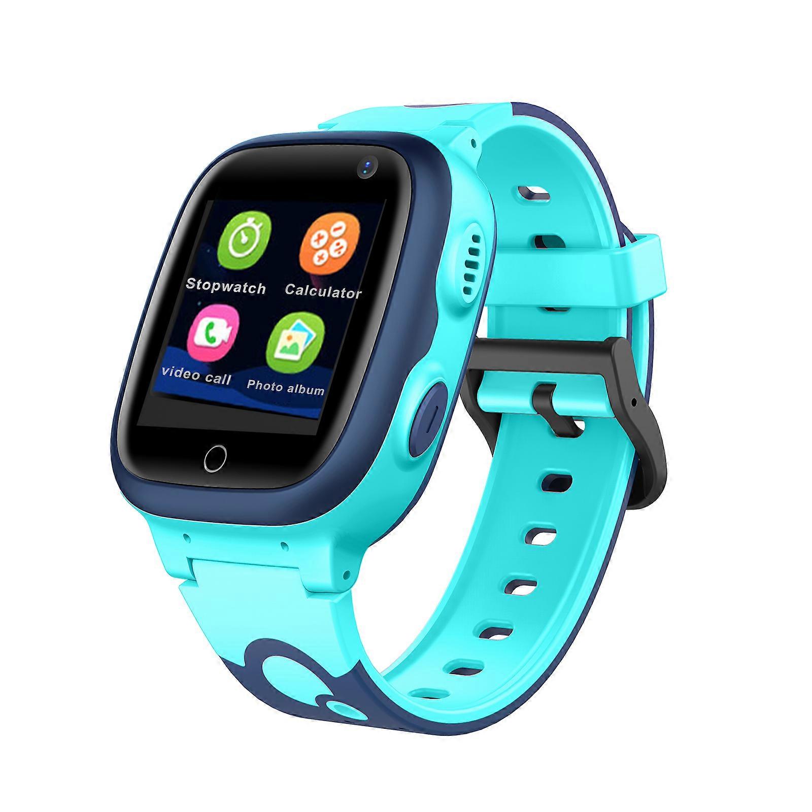 Smart Watch Q12S Kids Watches with Two-way Conversation and Positioning, HD Touch Screen and More - Pink