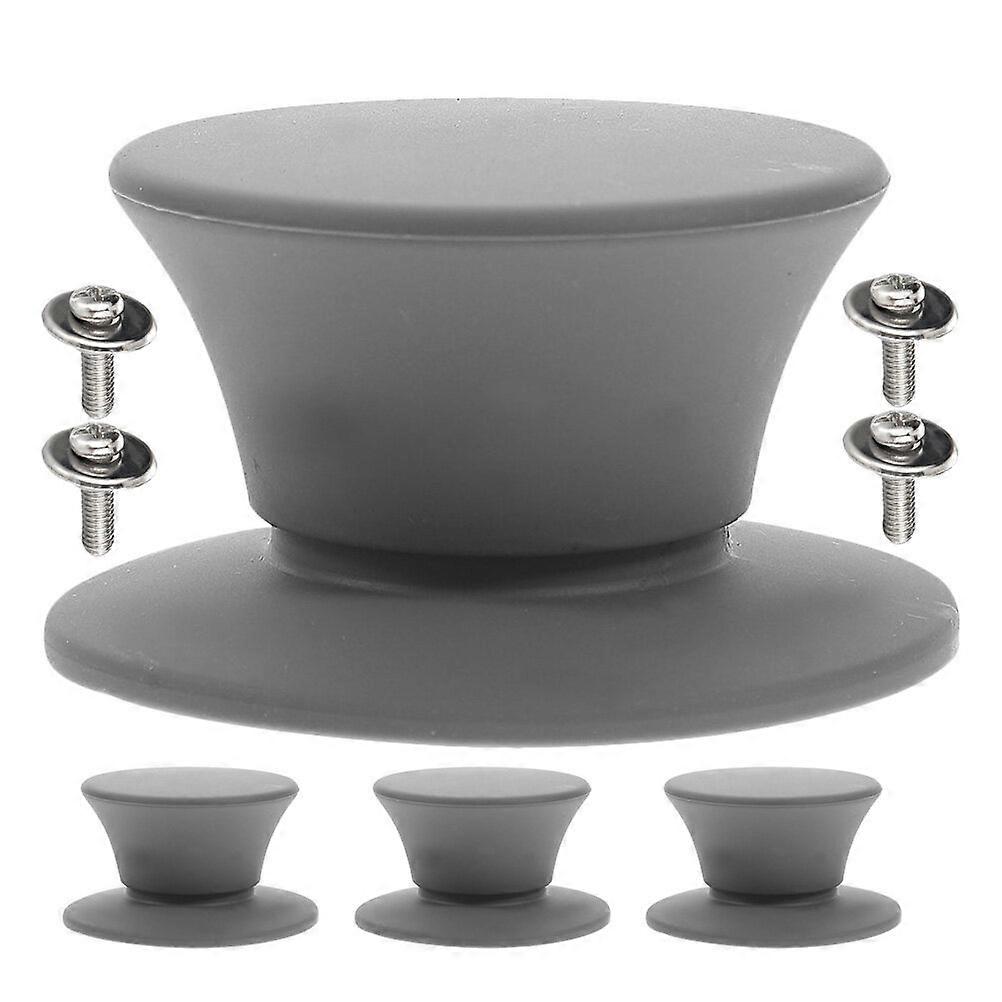 4pcs Silicone Pot Lid Knob Wok Lid Handle Replacement Reusable Knob Pot Handle