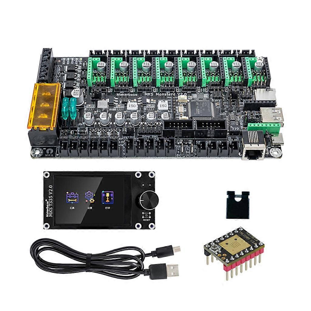 MKS Monster8 V2 Integrated Control Board TS35 Display Screen TMC2209 Driver