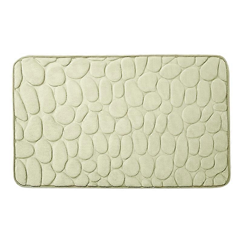 Floor Rugs Easy Clean Water Absorbent Solid Color Anti-slip Entrance Door Bath Mat for Home