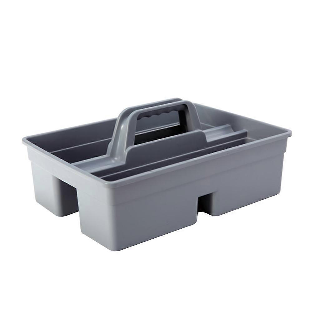 Plastic Storage Box Dual Sides Storage Box Storage Tray Handle Cleaning Plastic Box