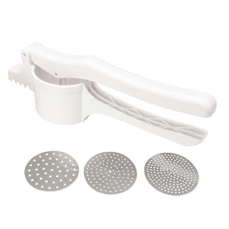 1 Set of Potato Masher Heavy Duty Masher for Potatoes with Interchangeable Discs