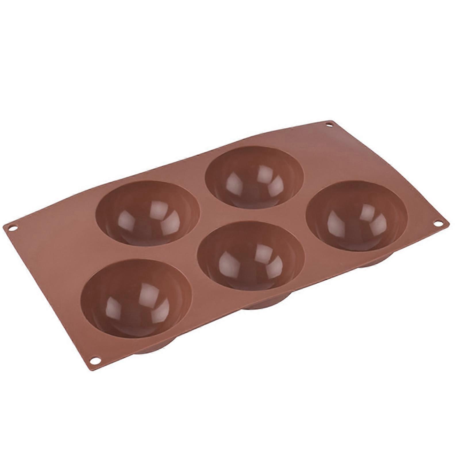 Cake Mold Food Grade Easy to Demold Silicon Hemispherical Design Chocolate Mold for Baking