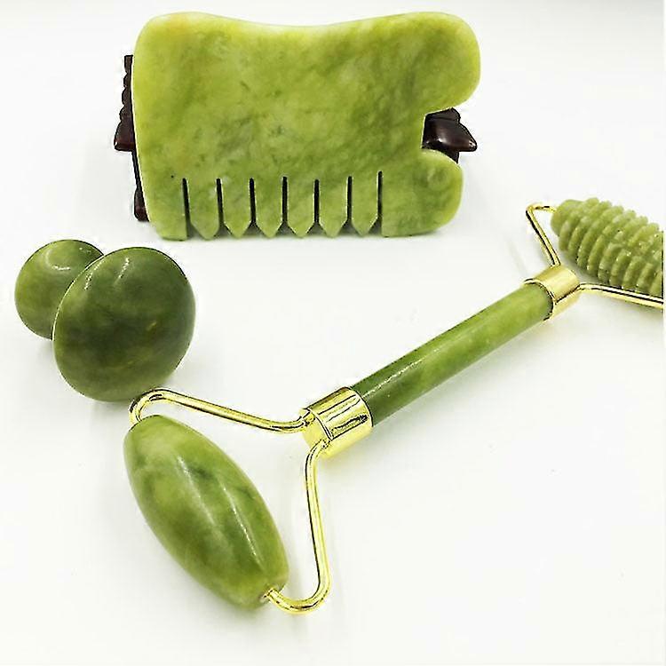 Jade skønhedsbeholder xiuyu rullemassager jade rulle skrabning kam bord jade massager hurtigt