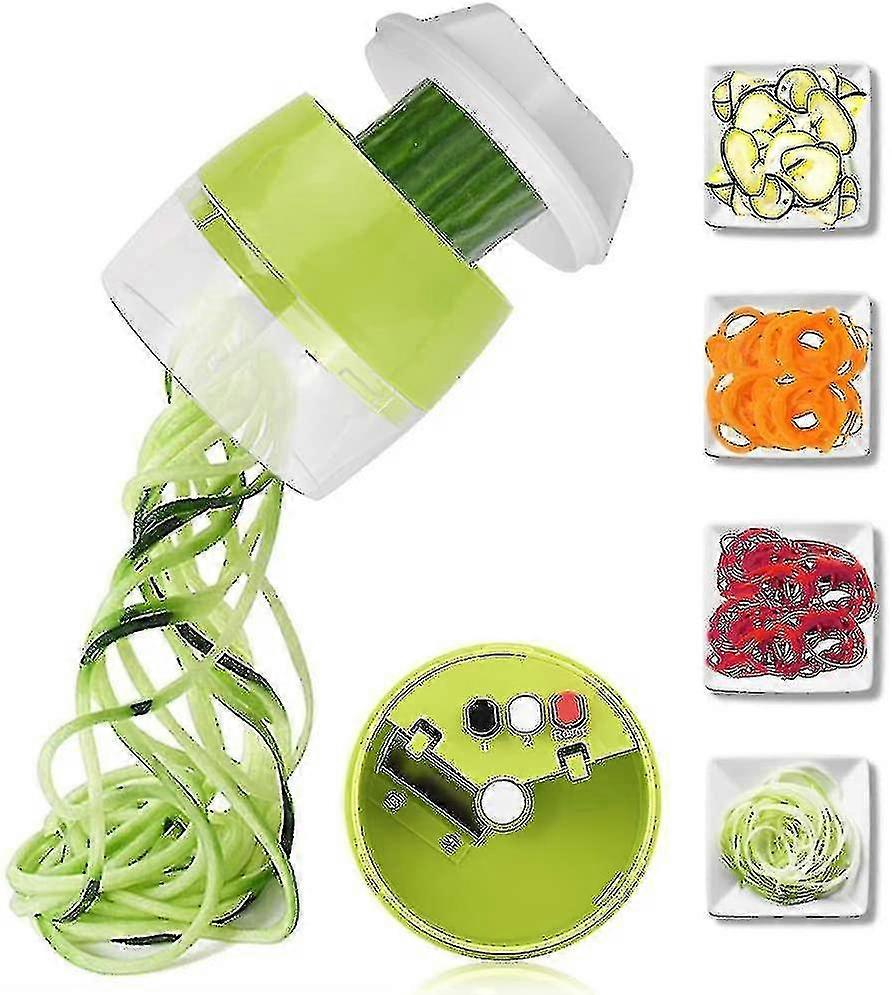 Handheld Spiralizer Vegetable Fruit Slicer 3 In 1 Adjustable Spiral Grater Cutter Salad Tools