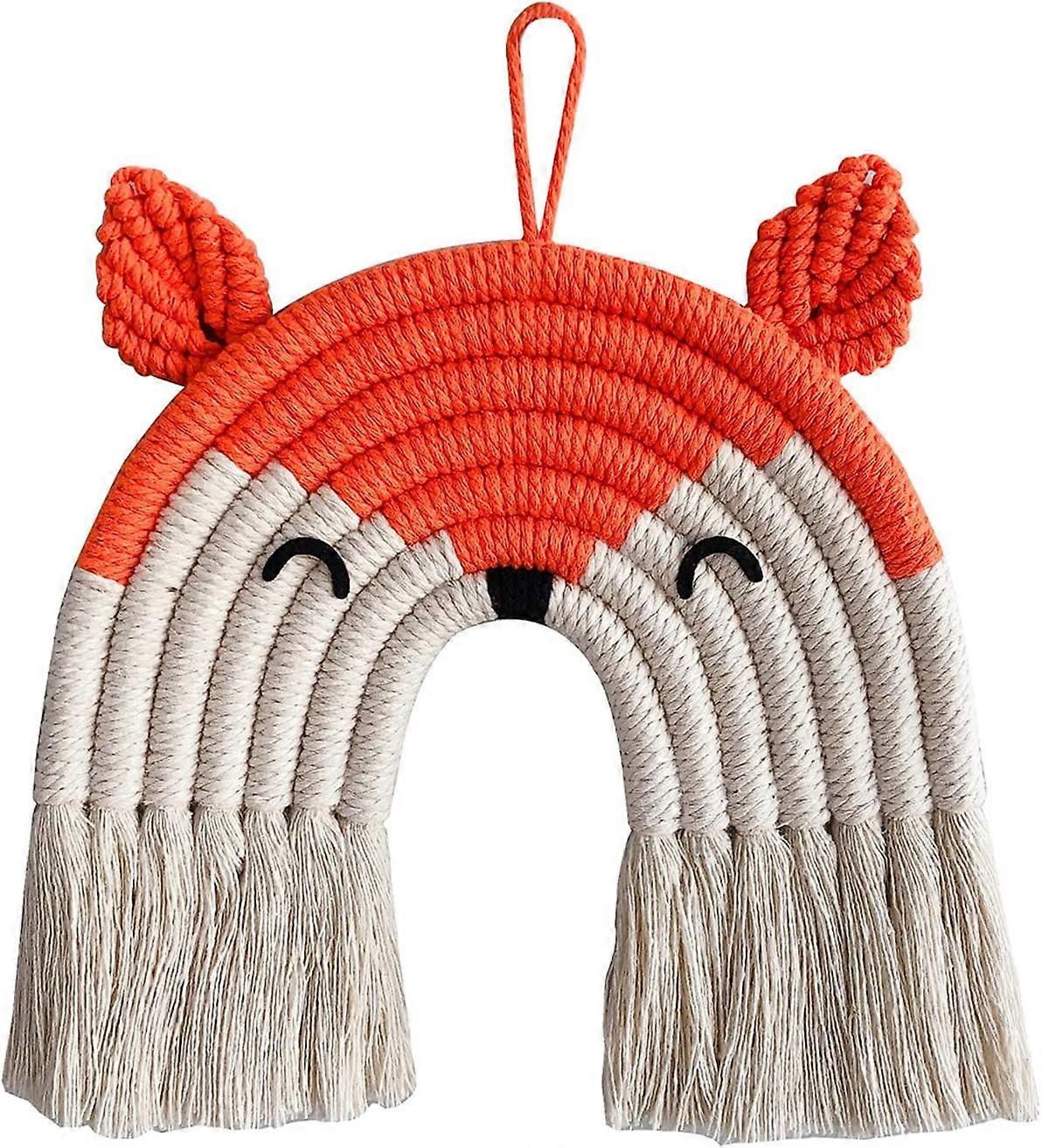 Macrame - Macrame Wall Tapestry - Handmade - Cute Animals - Kid Birthday Wall Decor - Wall