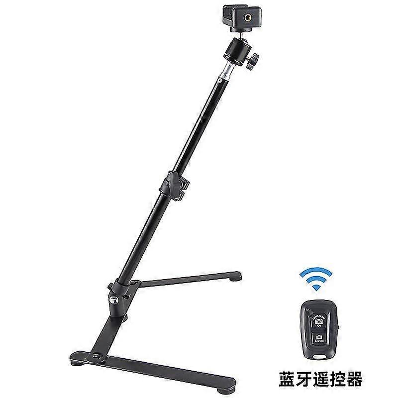 [bracket Remote Control Model] Overhead Frame + Spherical Head + Big E Clip + Bluetooth Remote Control-mobile Phone Desktop Bracket Lazy Overhead Shoo