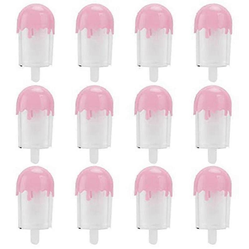 12 pcs Ice Cream Shape Candy Box, case container, party favores e presentes, candy case container wedding