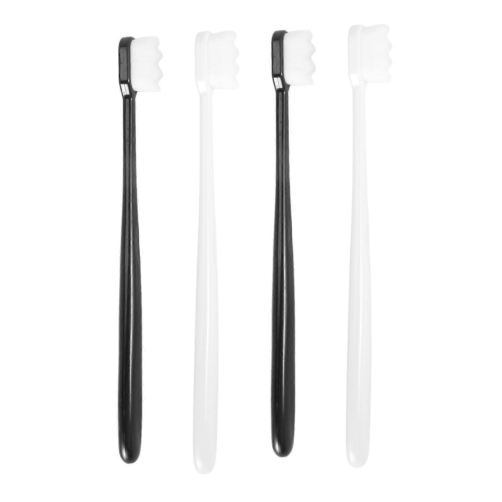 Brosse à dents extra douce pour gencives sensibles, -Nano brosse à dents avec 20000 poils de soie douce pour le soin (4