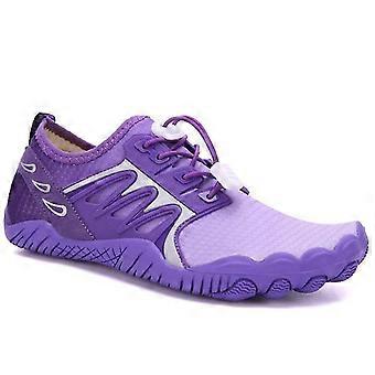 Mens Womens Water Shoes Quick-drying Beach Swimming Shoes,purplue,women Us 8