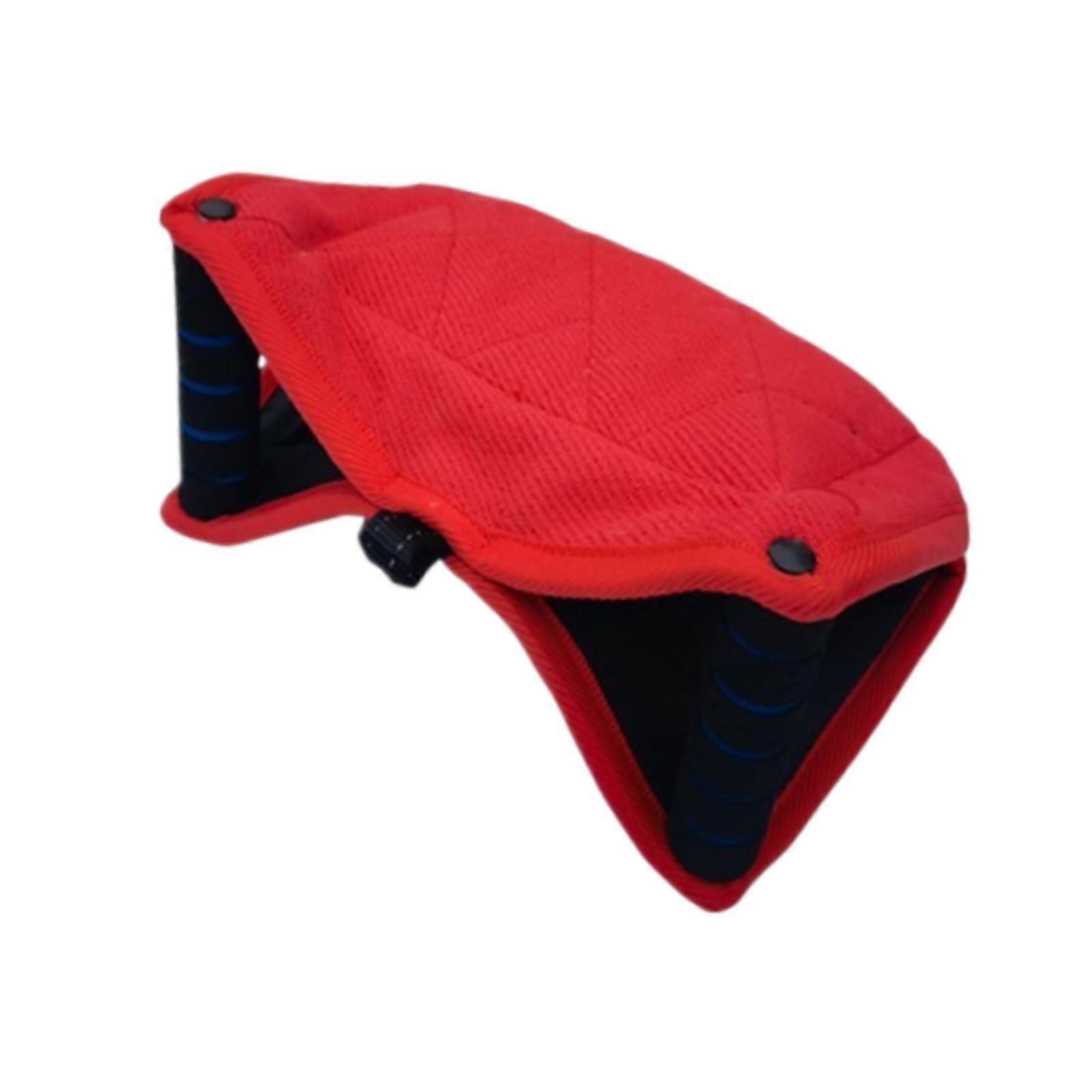 Dog Training Bite Pillow Interactive Play Portable Dog Tug Toy for Large Dog red