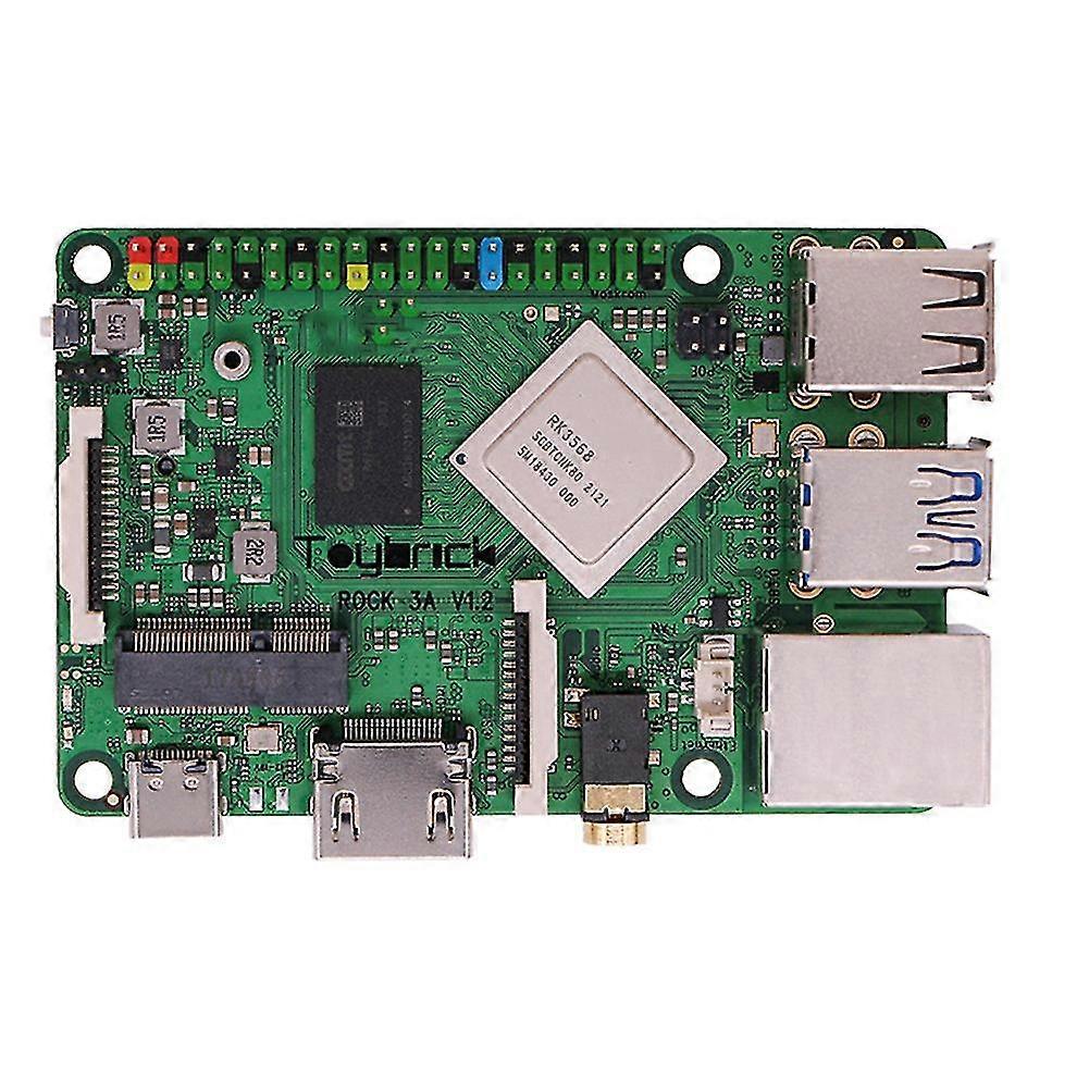 For Rock Pi 3A Rockchip RK3568 Core -A55 RAM WiFi6+Bluetooth 5.0 Android 11 NPU Board (4GB)