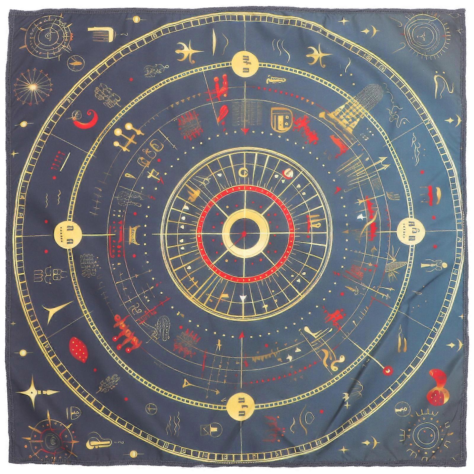 Delicate Tarot Tablecloth Multipurpose Tarot Desk Cloth Delicate Pattern Tablecloth