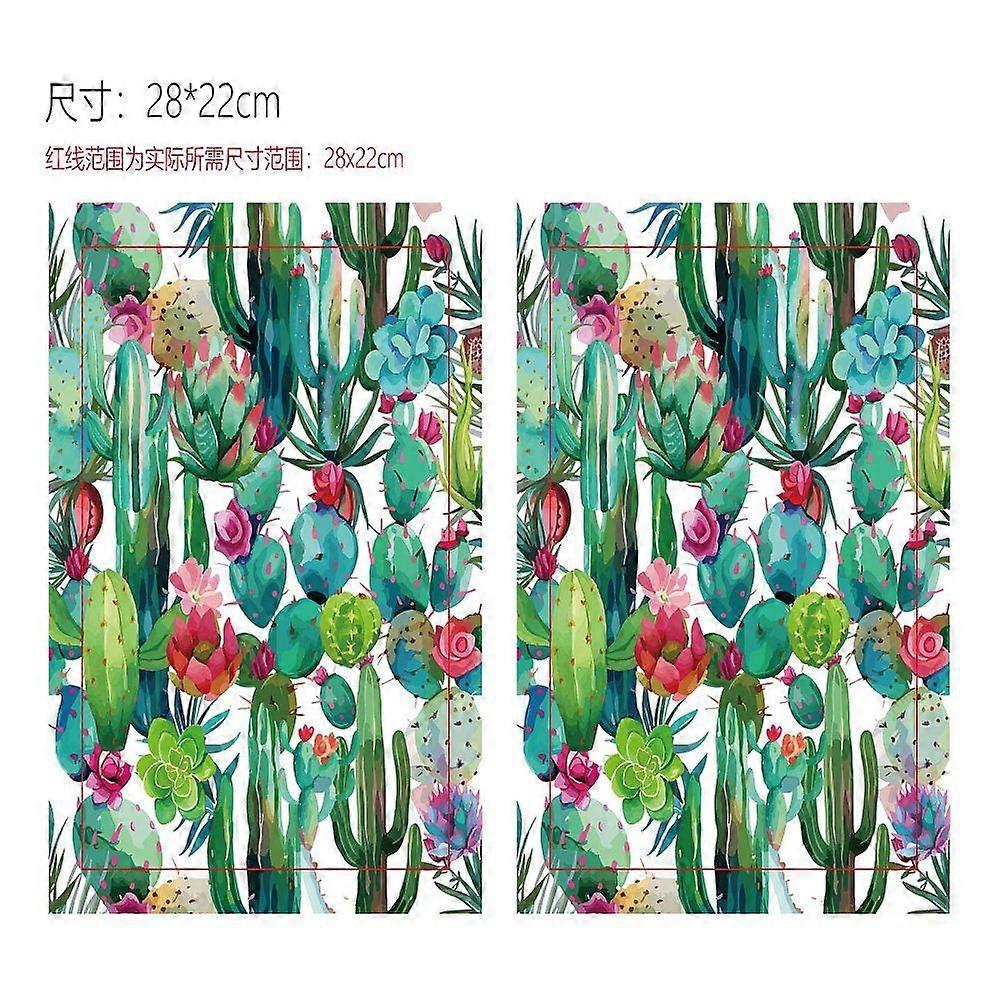 Cloth Book Cover Notebook Wraps Rectangle Cactus 280x220mm