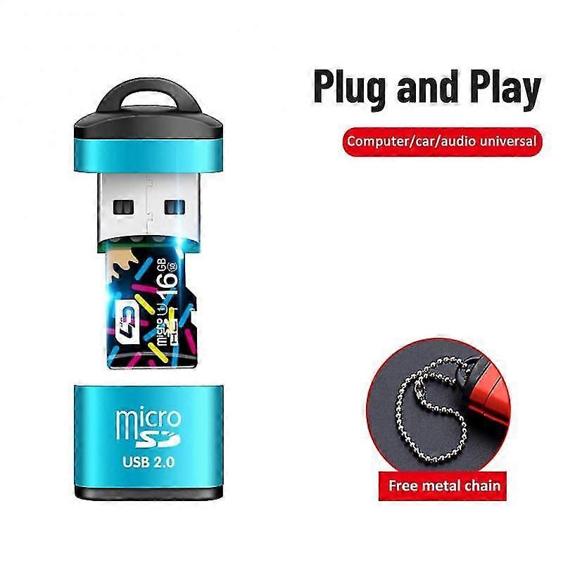 Usb Sd/tf Card Reader Usb 2.0 Mini Mobile Phone Memory Card Reader High Speed Usb Adapter For