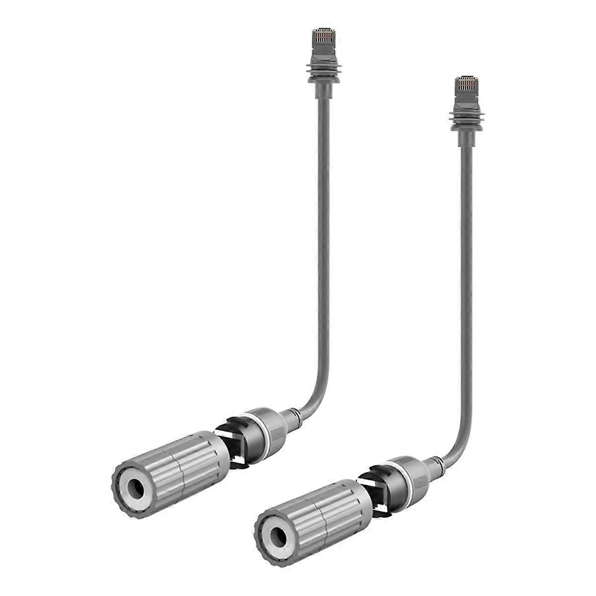 2 PCS Ethernet Cable Adapter for Plug to RJ45 Connector for Gen3 Dishand Router,Rectangular Satelli