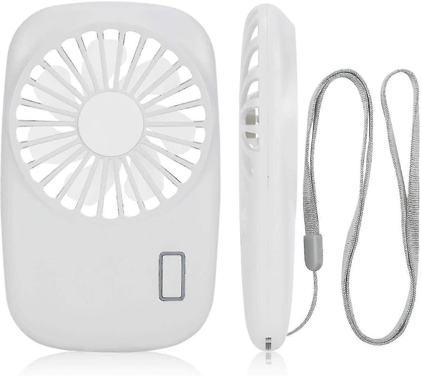Small Portable Fan Rechargeable-white