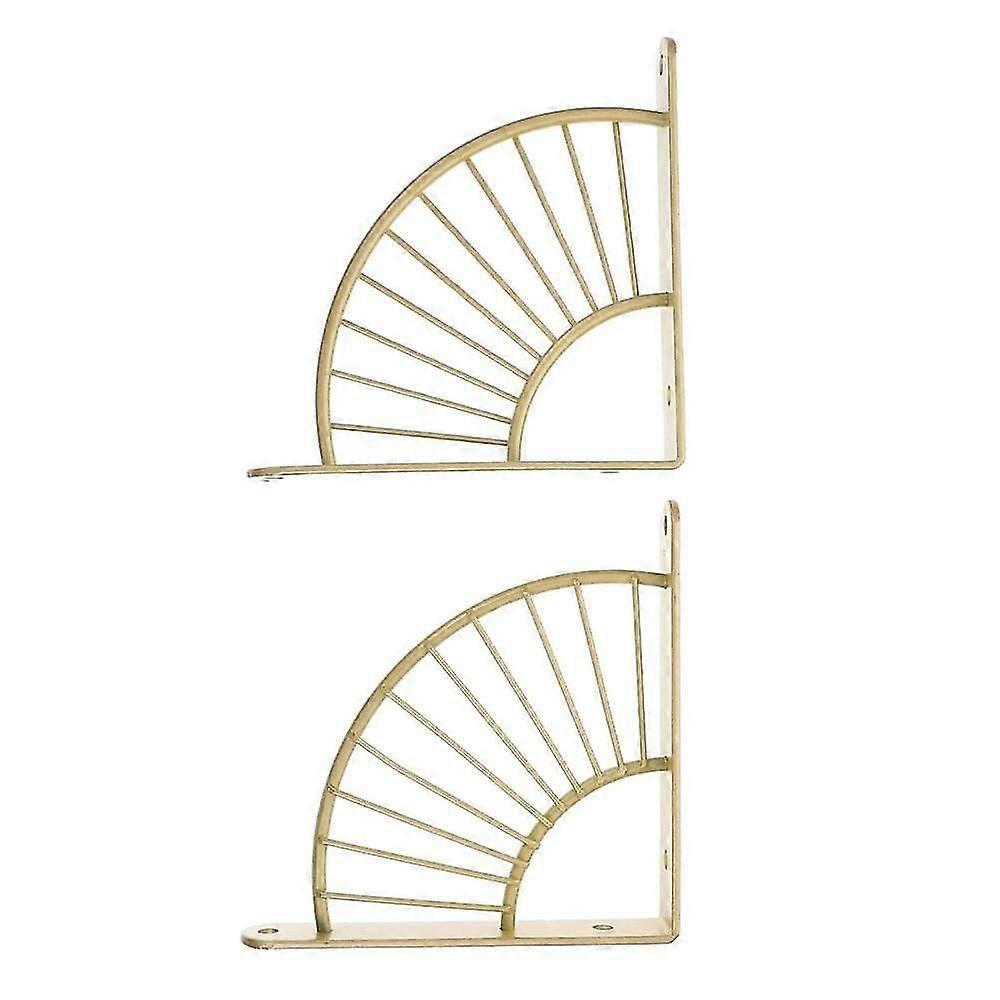 Metal triangular bracket for the floating shelf