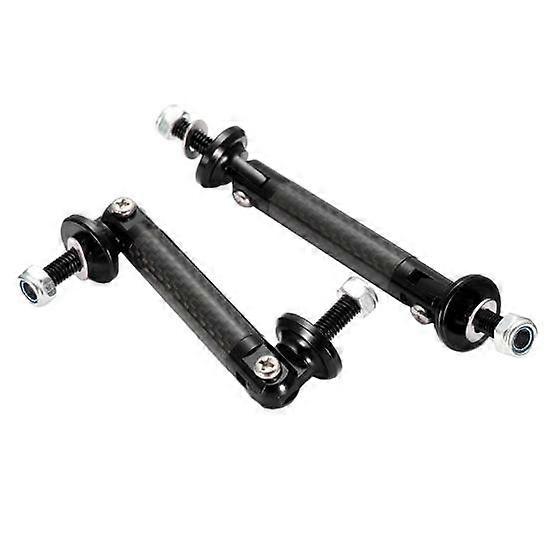 2Pcs Universal Car Bumper Lip Front/Rear Frame Rod Protector Support Bars Decor