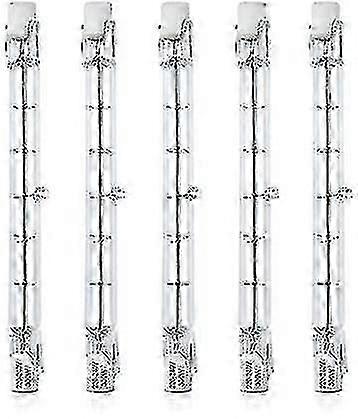 5 יחידות R7s הניתן לעמעום 118 מ"מ 300w נורית עיפרון הלוגן ac 220-240v 3100lm תאורת הלוגן ליניארית לתאורת נוף, אבטחה, תאורת רחוב