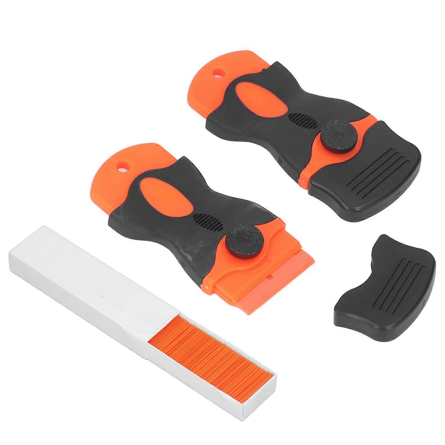 home paint scraper Single Edge Scraper Tool Set Plastic Scraper Blade