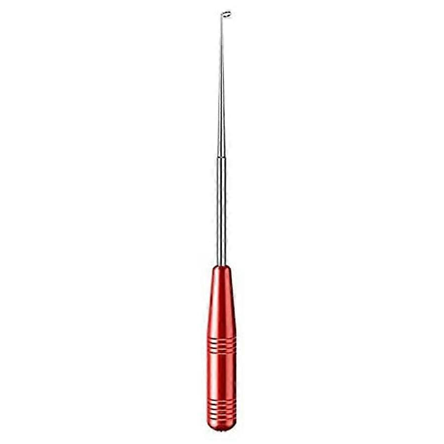 Durable Fish Hook Remover with Non-Slip Aluminum Handle, Red