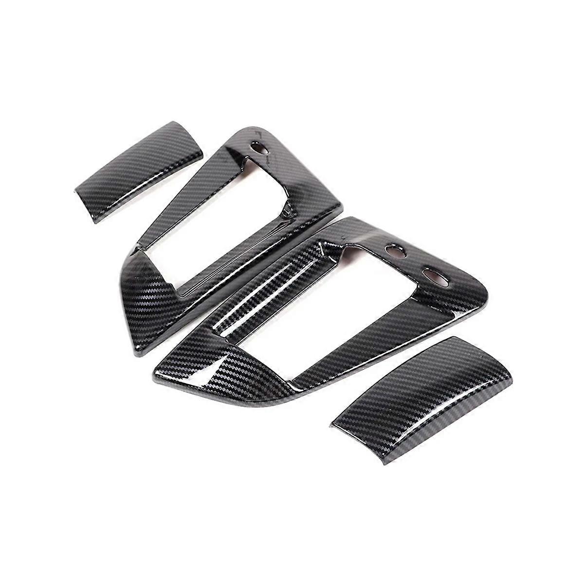For 370Z Z34 2009-2020 ABS Carbon Fiber Outer Door Pull Handle Panel Trim Cover Car Retrofitting Ac