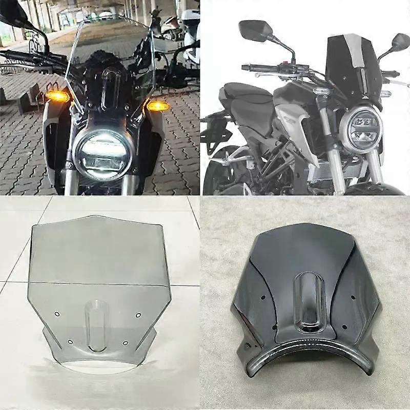 compatible for CB250R CB125R CB300R 2018 2019 2020 Motorcycle Windscreen Windshield Pare-brise Parabrisa with Bracket Accessories MAXP