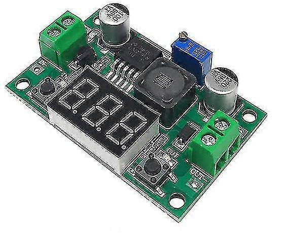 LM2596 High-Power Buck Converter DC to DC Voltage Regulator 4-40V to 1.25-37V with LED Voltmeter Display - q37