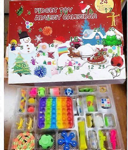 ST-011# Christmas Advent Calendar Gifts Box Decompression Toy Set Xmas Advent Calendar